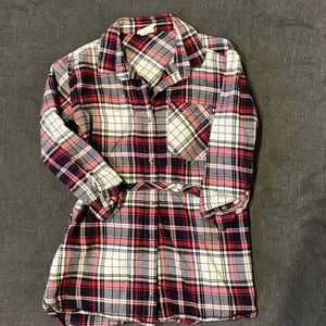 Zara plaid shirt dress